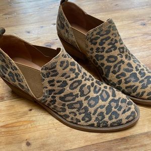 Lucky Brand Leopard Print Booties